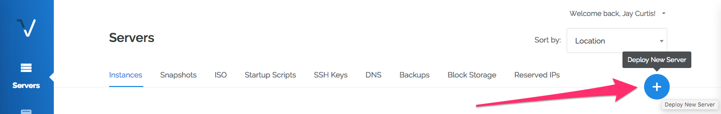 New Server on Vultr